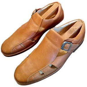 EUC | Sandro Moscoloni | Tan Leather Shoe Sandal | Size 13D